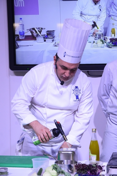 Le Cordon Bleu live cooking demonstration with Chef Emil Minev